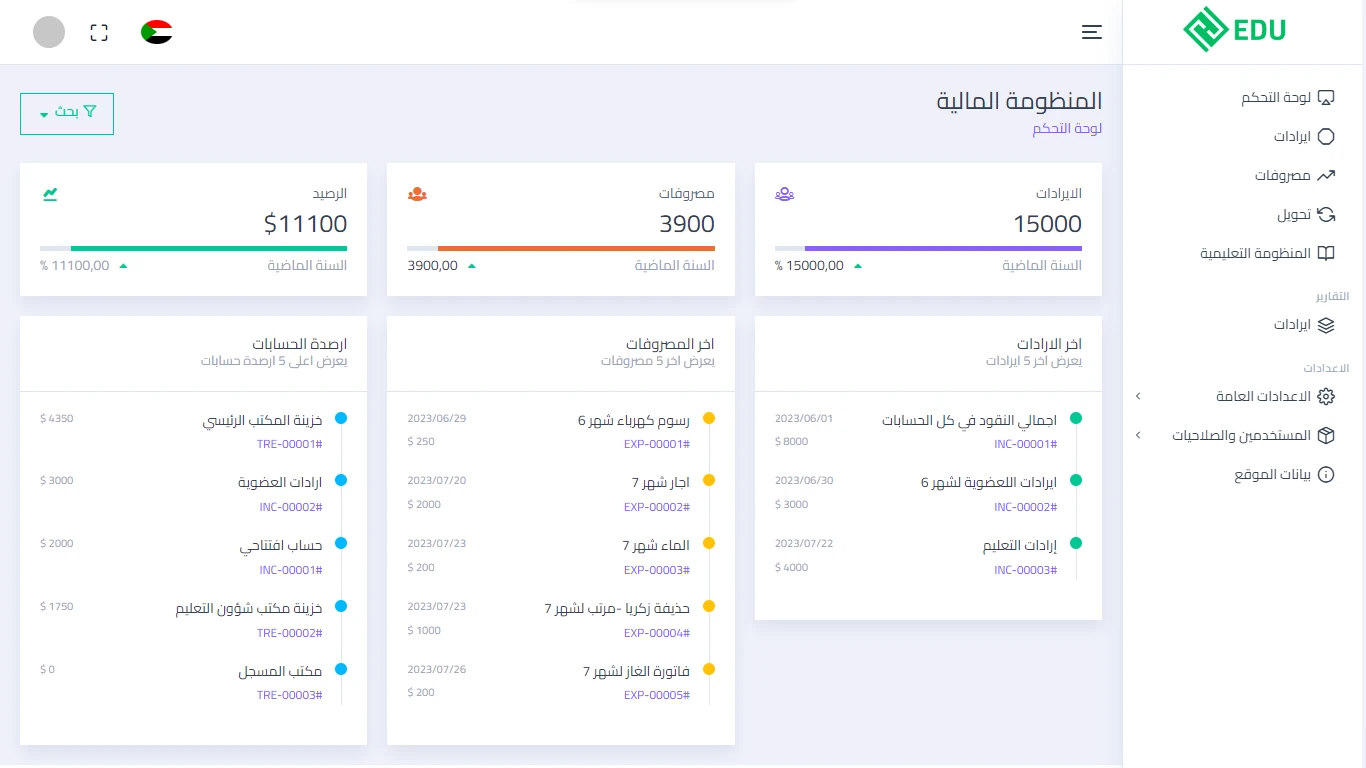 نظام إدارة المراكز التعليمية